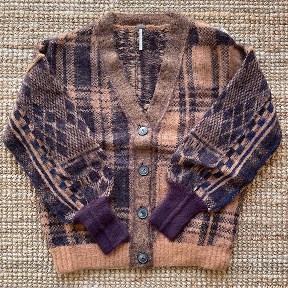 NEW Free People Sepia Cardigan Sweater - Picture 13 of 15